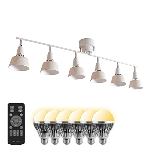 シーリングライト 照明 リモコン付き ライト 6灯 LED電球付き Amazon.co.jp: VENTOTA シーリングライト 6灯 調光調色 リモコン付き